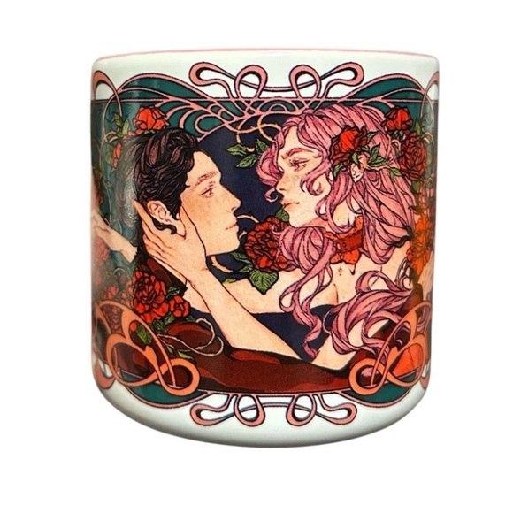 Fairyloot Other - Fairyloot Exclusive Crimson Moth Mug Kristen Ciccarelli Bookish Art Nouveau Mug